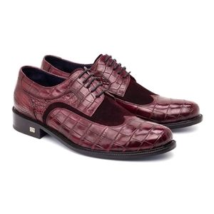 British Derby crocodile leather